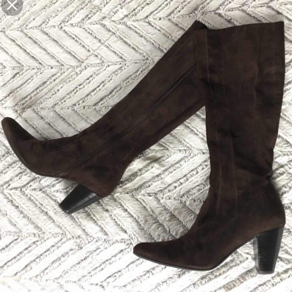 Women’s Suede Heeled Boots